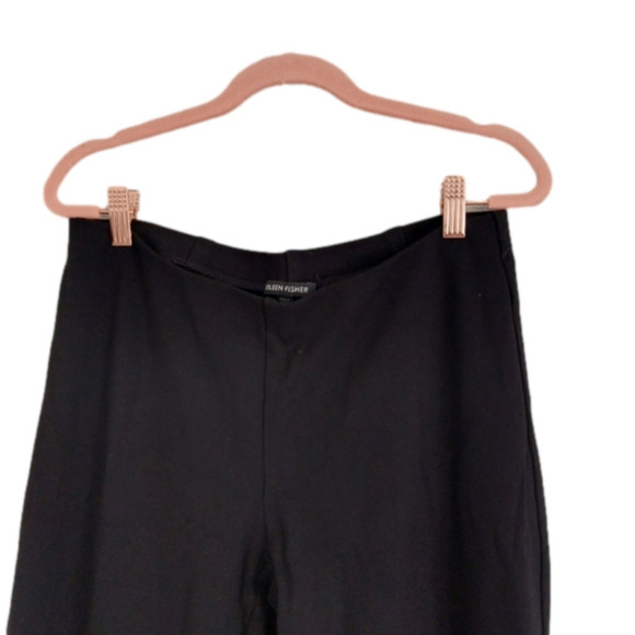 Eileen Fisher Pants Trouser Legging Black Elastic Waist Stretch Size.5/6 - Picture 4 of 9